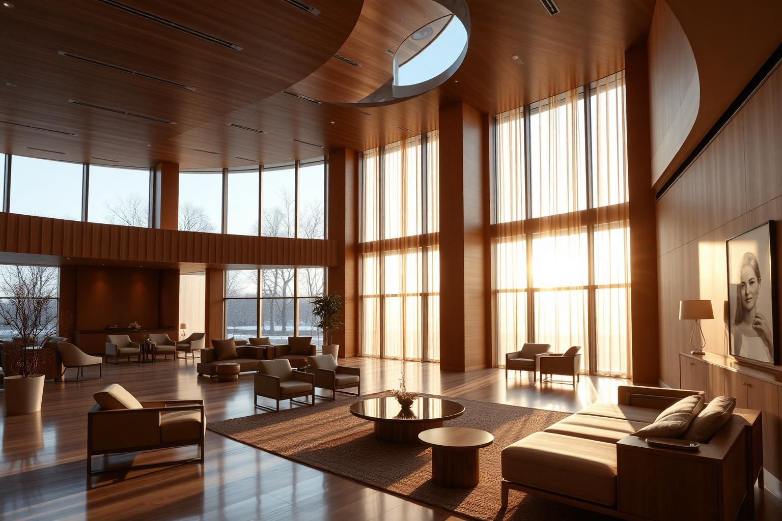 Modern hospitality-inspired cancer center